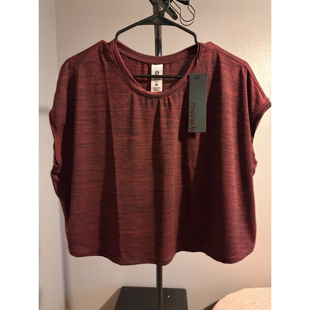 Mono B Purple Sleeveless Crop Top Sz M Style AT3090